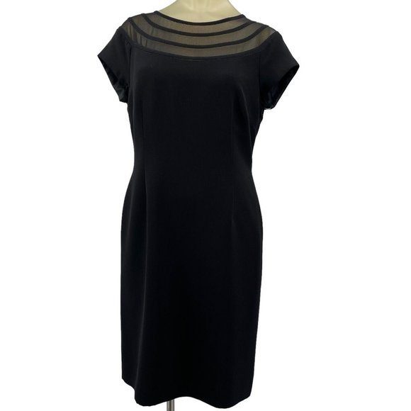 Talbots Dresses Talbots Cap Sleeve Black Dress Womens Size Petite